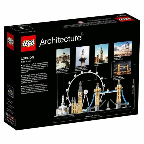 LEGO Architecture Skyline Collection London City 468 Piece Block Building Set Perspective: bottom