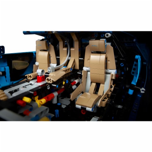 LEGO Technic Bugatti Chiron Race Car Scale Model Collectable Building Set Blue 1 Piece Food 4 Less