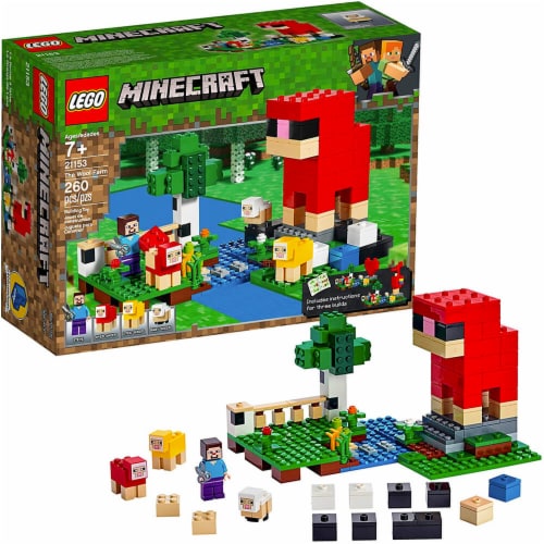 21153 LEGO® Minecraft The Wool Farm Perspective: bottom