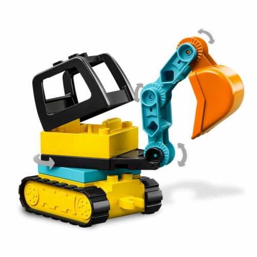 LEGO® Duplo® Truck & Tracked Excavator Building Set Perspective: bottom