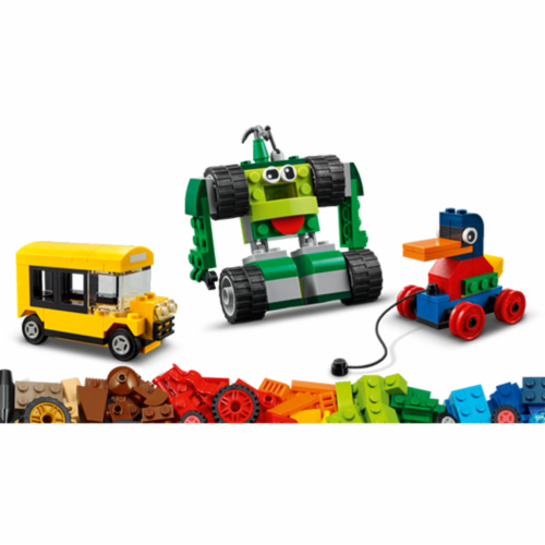 Lego Classic Bricks and Wheels Starter Kit for Kids Ages 4 Up