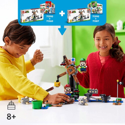 LEGO® 71390 Super Mario™ Reznor Knockdown Building Set Perspective: bottom