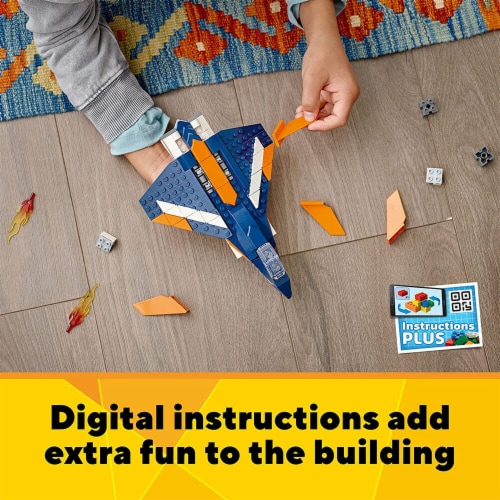 LEGO® Creator™ Supersonic Jet Building Set Perspective: bottom