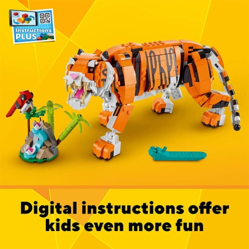 31129 LEGO® Creator™ Majestic Tiger Building Set Perspective: bottom
