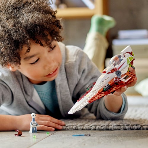 75333 LEGO® Star Wars Obi-Wan Kenobi's Jedi Starfighter Building Toy Perspective: bottom