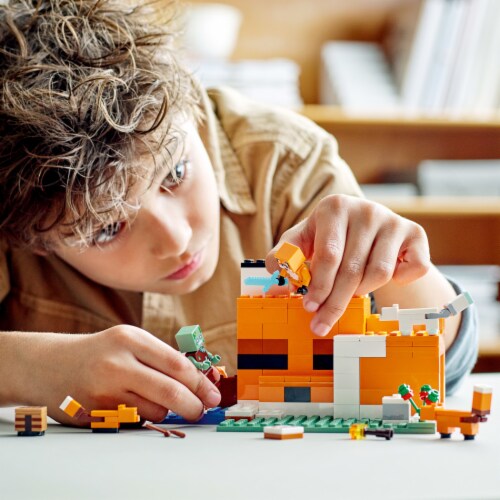 LEGO® Minecraft The Fox Lodge 21178 Perspective: bottom
