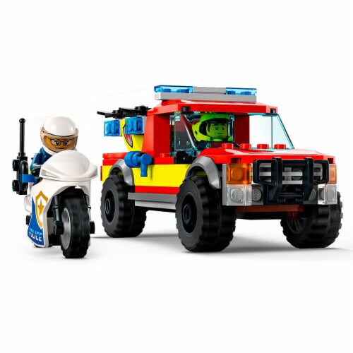 60319 LEGO® City Fire Rescue & Police Chase Building Set Perspective: bottom