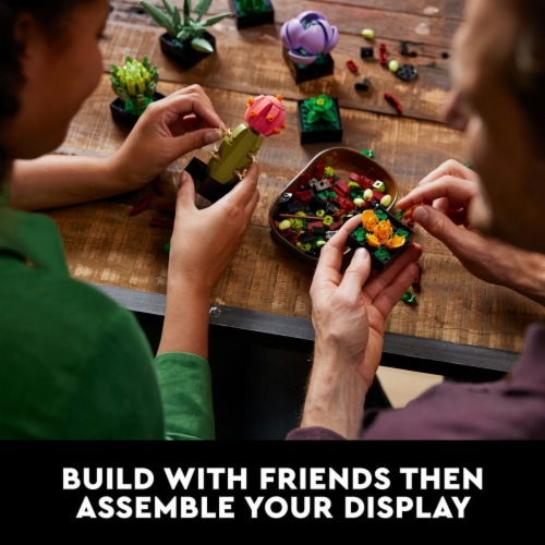 LEGO® Botanical Collection Succulents Building Set Perspective: bottom