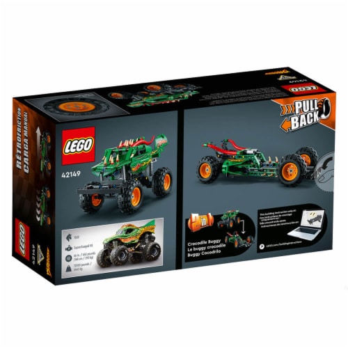 LEGO® Technic Monster Jam Dragon Set Perspective: bottom