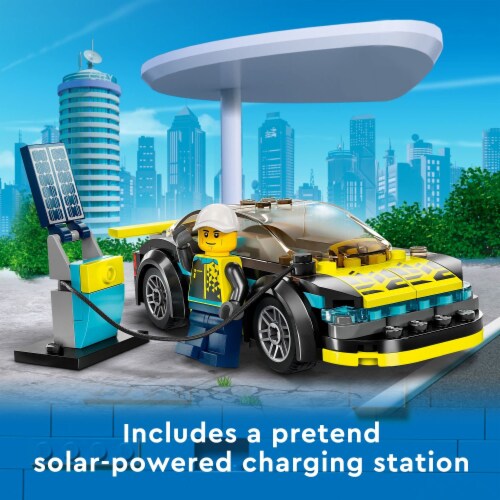 LEGO® City Electric Sports Car Building Set Perspective: bottom