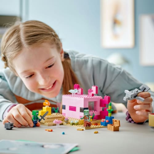 LEGO® The Axolotl House 21247 Building Set Perspective: bottom