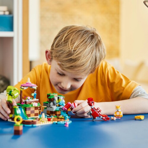 LEGO® Sonic The Hedgehog™ Amy's Animal Rescue Island Building Set Perspective: bottom