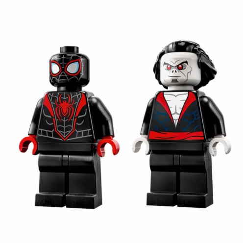 LEGO Super Heros 76244 Marvel Miles Morales Vs Morbius Set Perspective: bottom