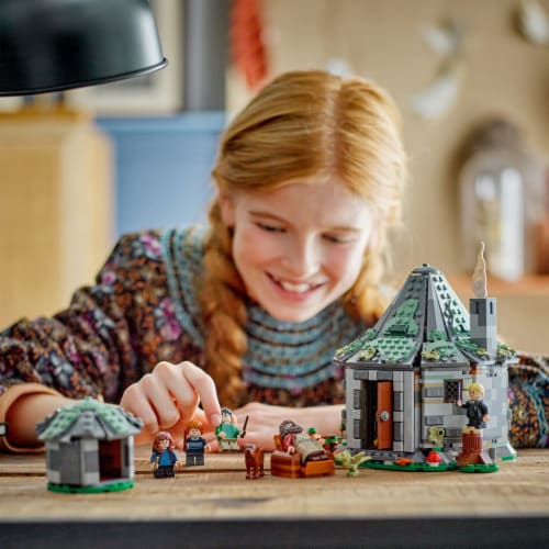 LEGO® Hagrid's Hut: An Unexpected Visit Building Set Perspective: bottom