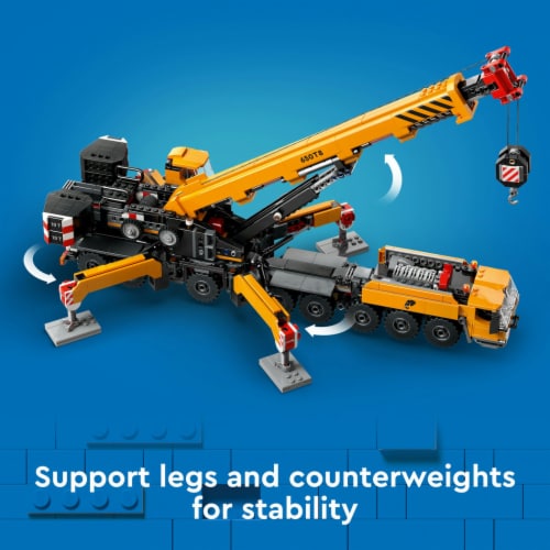LEGO® Mobile Construction Crane 60409 Perspective: bottom