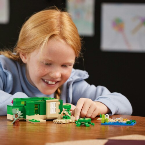 LEGO® Minecraft 21254 The Turtle Beach House Perspective: bottom