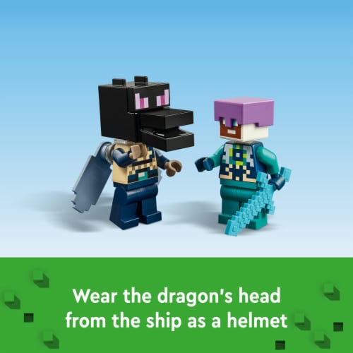 LEGO® Minecraft Ender Dragon and End Ship Set Perspective: bottom