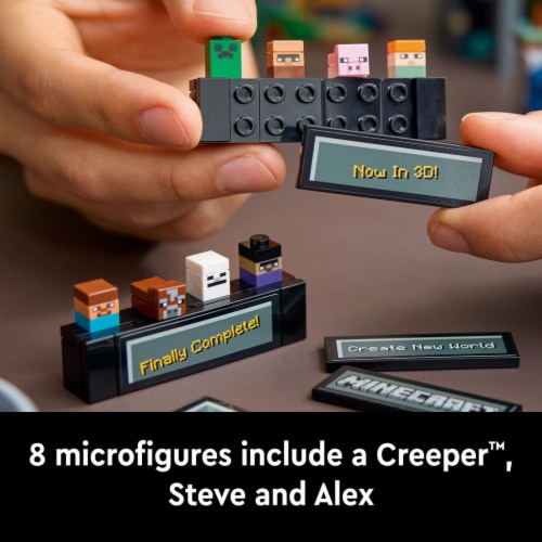 LEGO® Minecraft The Crafting Table Build and Display Set for Adults 21265 Perspective: bottom