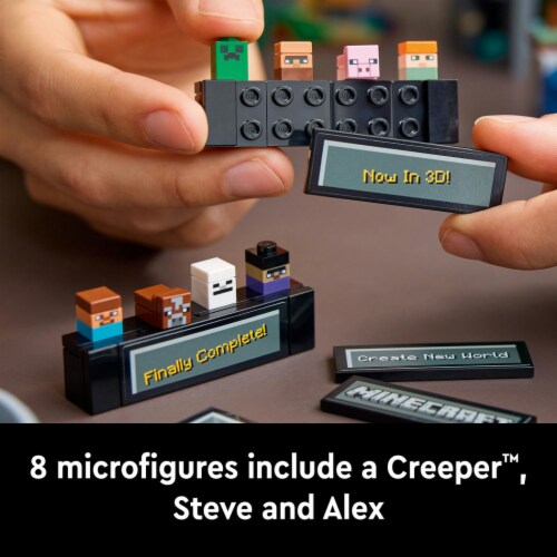 LEGO® Minecraft The Crafting Table Build and Display Set for Adults 21265 Perspective: bottom