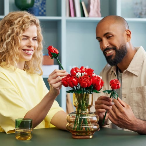 LEGO® Bouquet of Roses 10328 Building Set Perspective: bottom