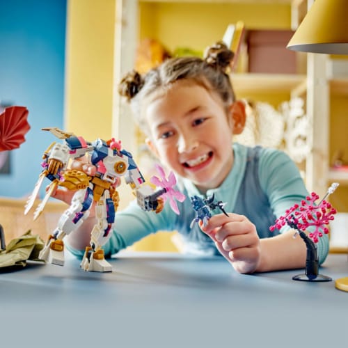 LEGO® Ninjago® Dragon's Rising Sora's Elemental Tech Mech 71807 Building Set Perspective: bottom