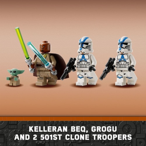 LEGO® Star Wars™ Barc Speeder Escape Mandalorian Toy 75378 Building Set Perspective: bottom