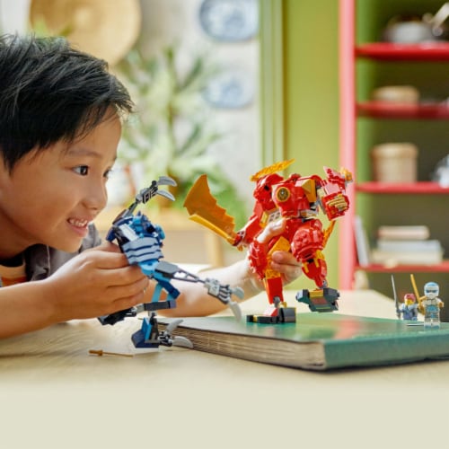 71808 LEGO® Ninjago Dragon's Rising Kai's Elemental Fire Mech Perspective: bottom
