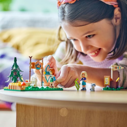 LEGO® Friends™ Adventure Camp Archery Range Toy with Mini Dolls Perspective: bottom