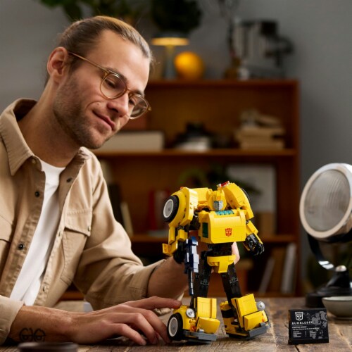 LEGO® Icons Transformers Bumblebee Collectible Building Set Perspective: bottom
