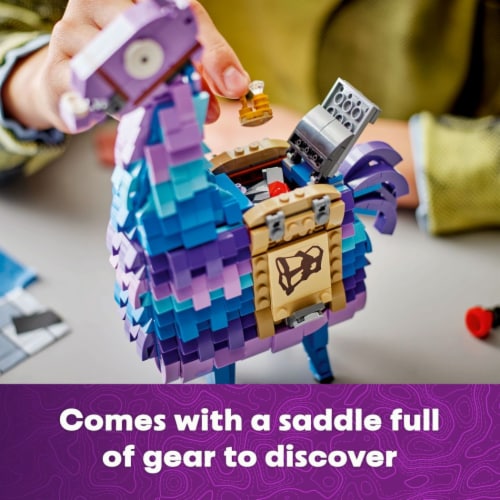 LEGO Fortnite Supply Llama Collectible Building Toy 77071 Perspective: bottom