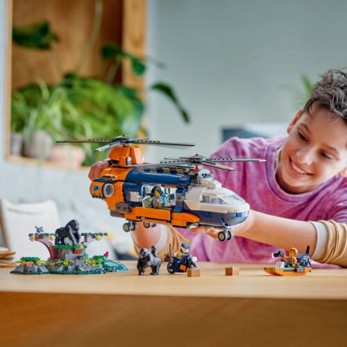 LEGO® City Jungle Explorer Helicopter 60437 Perspective: bottom
