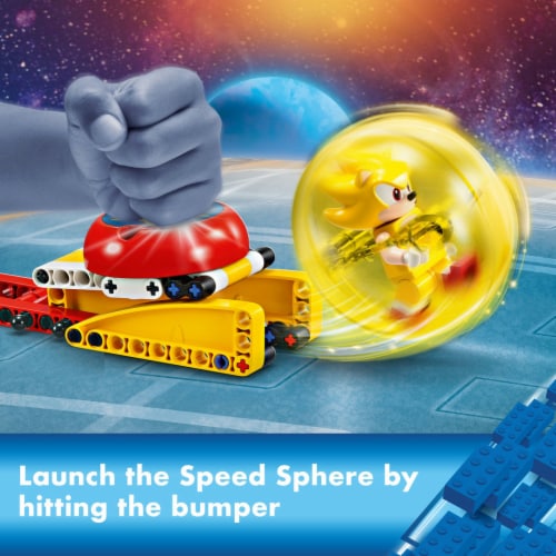 LEGO® Sonic™ The Hedgehog Super Sonic™ Vs. Egg Drillster 76999 Building Set Perspective: bottom