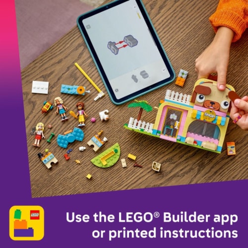 LEGO Friends Pet Accessories Shop Pretend Play Set 42650 Perspective: bottom