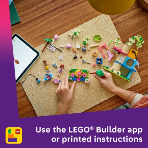 LEGO Friends Cat Birthday Party & Tree House 42666 Perspective: bottom
