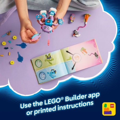 LEGO DREAMZzz Izzie and Bunchurro the Gaming Bunny Building Set 71490 Perspective: bottom