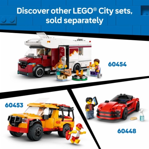 LEGO City Red Sports Car Building Toy 60448 Perspective: bottom