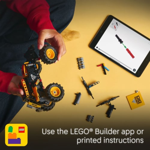 LEGO Technic Monster Jam DIGatron Pull-Back Monster Truck Building Toy 42199 Perspective: bottom