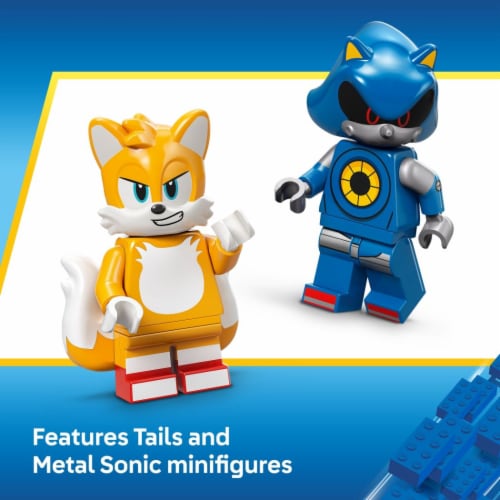 LEGO Sonic the Hedgehog Cyclone vs. Metal Sonic Building Toy 77002 Perspective: bottom