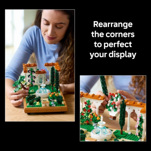 LEGO Icons Fountain Garden Building Set for Adults 10359 Perspective: bottom