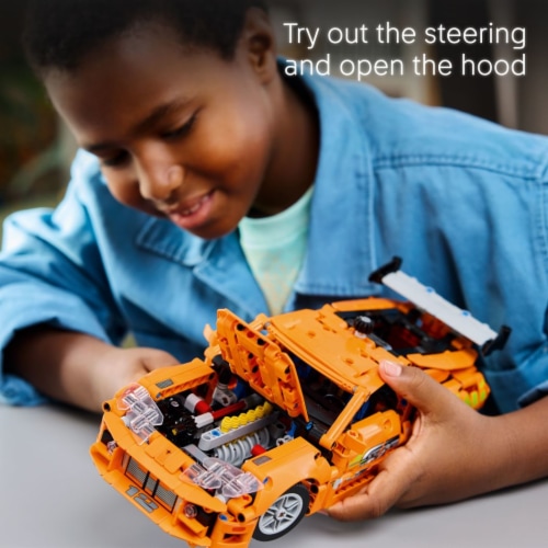 LEGO® Technic Fast and Furious Toyota Supra MK4 Toy Car 42204 Building Set Perspective: bottom