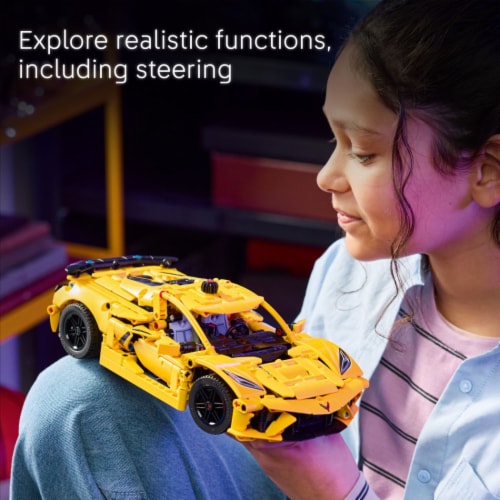 LEGO® Technic Chevrolet Corvette Stingray Toy Car 42205 Building Set Perspective: bottom