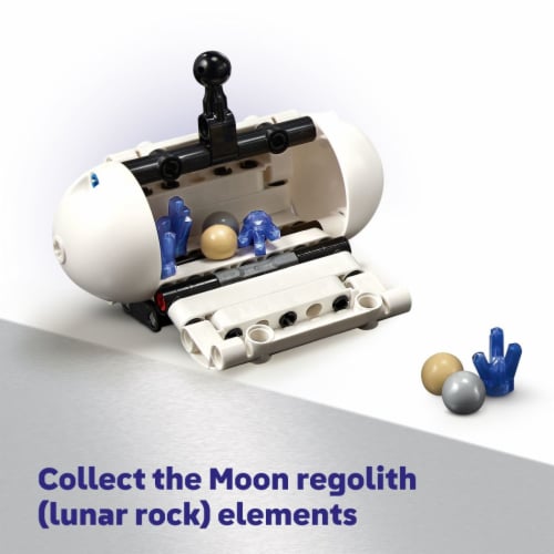 LEGO Technic Lunar Outpost Moon Rover Space Vehicle 42211 Perspective: bottom