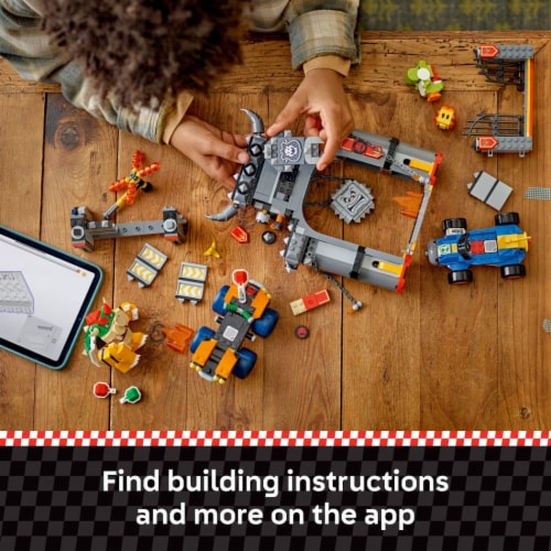 LEGO Super Mario: Mario Kart – Bowser’s Castle 72039 Perspective: bottom
