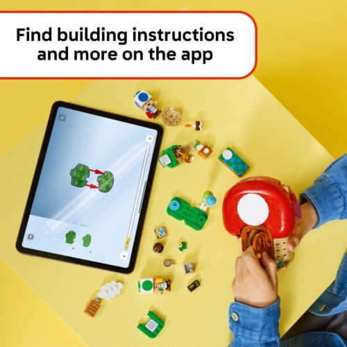 LEGO Super Mario Party at Toad’s House Kids Toy 72041 Perspective: bottom