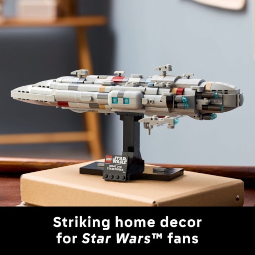 LEGO Star Wars Home One Starcruiser Buildable Spaceship Toy Model Kit 75405 Perspective: bottom