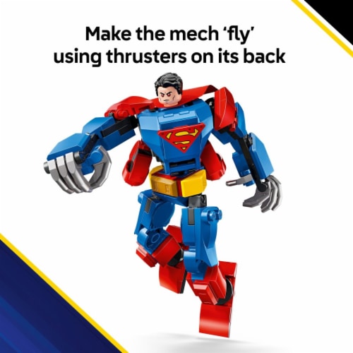LEGO DC Superman Mech vs. Lex Luthor Building Toy 76302 Perspective: bottom