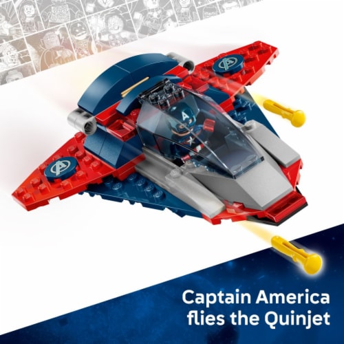 LEGO Marvel Captain America vs. Thanos Kids Toy 76319 Perspective: bottom