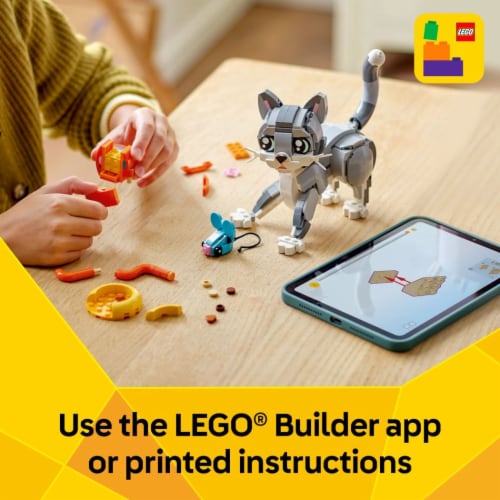 LEGO Creator 3 in 1 Playful Cat Building Toy 31163 Perspective: bottom