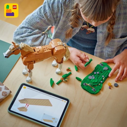 LEGO Creator 3 in 1 Beautiful Horse Building Toy 31166 Perspective: bottom
