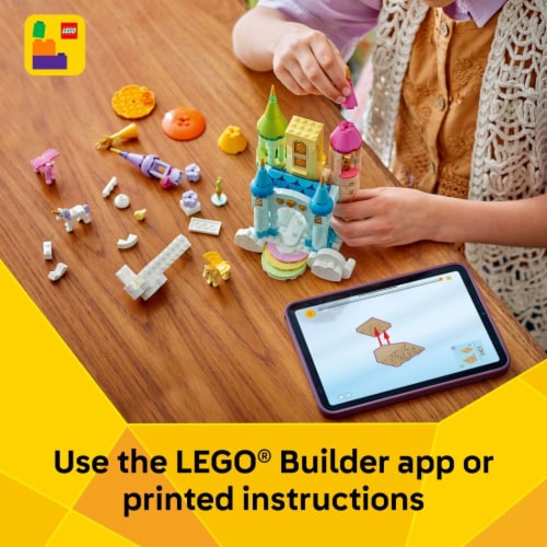 LEGO Creator 3 in 1 Unicorn Castle Building Toy 31175 Perspective: bottom